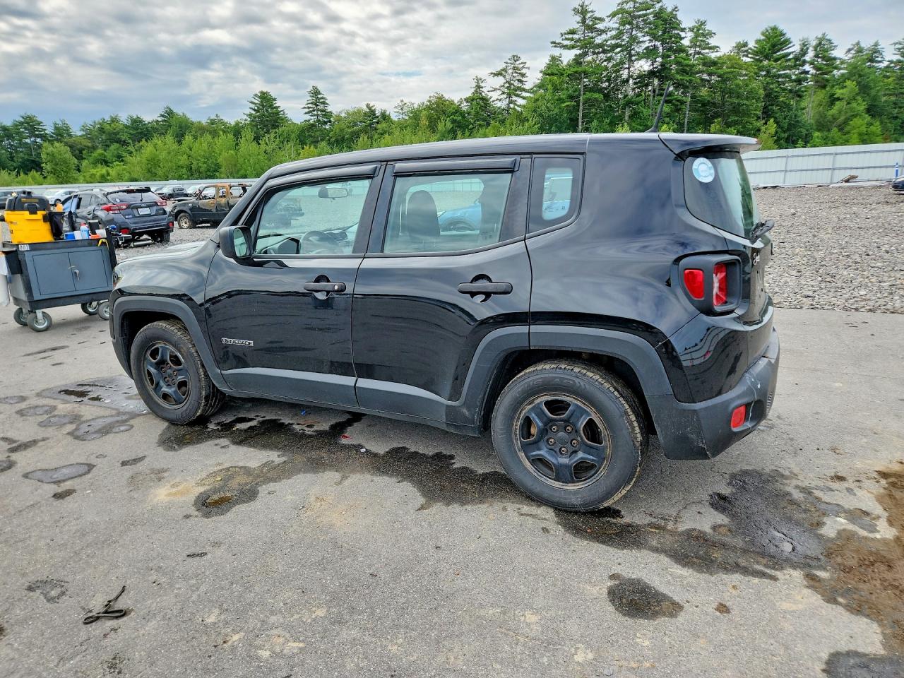 2015 Jeep Renegade Sport Black vin: ZACCJAATXFPC07605