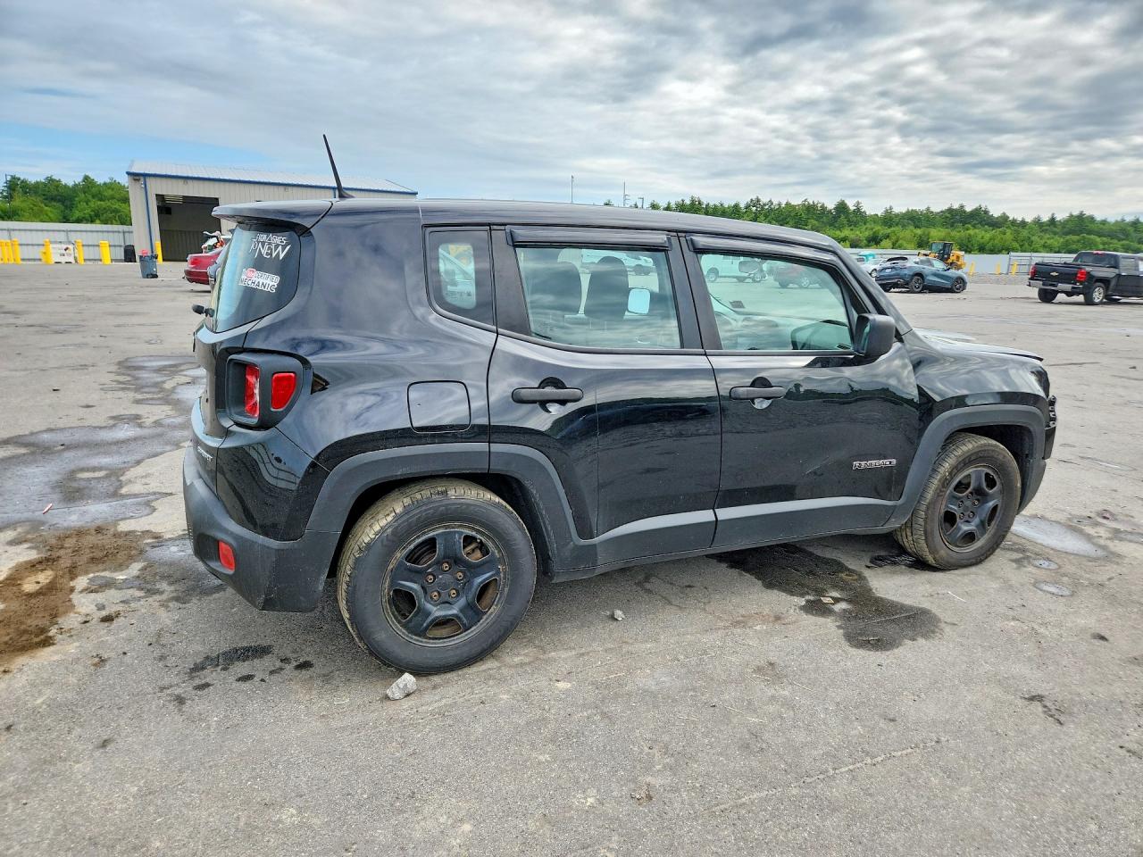 2015 Jeep Renegade Sport Black vin: ZACCJAATXFPC07605