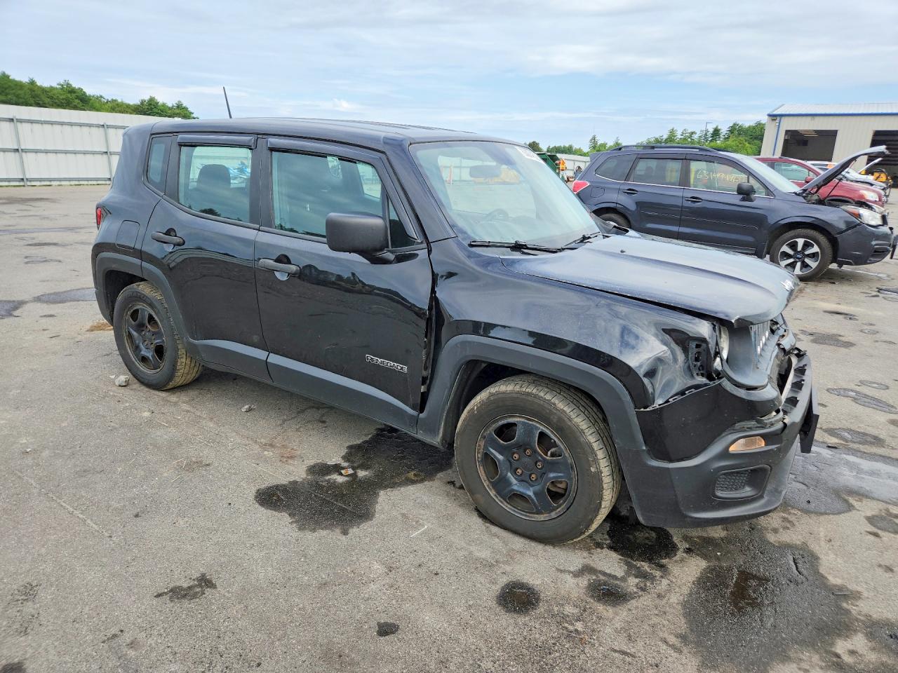 2015 Jeep Renegade Sport Black vin: ZACCJAATXFPC07605