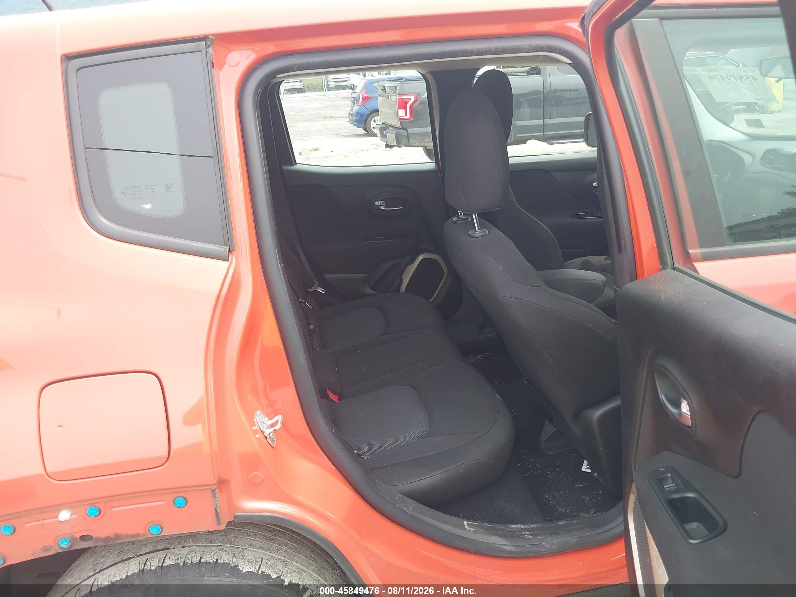 2016 Jeep Renegade Sport Orange vin: ZACCJAAW5GPC94146