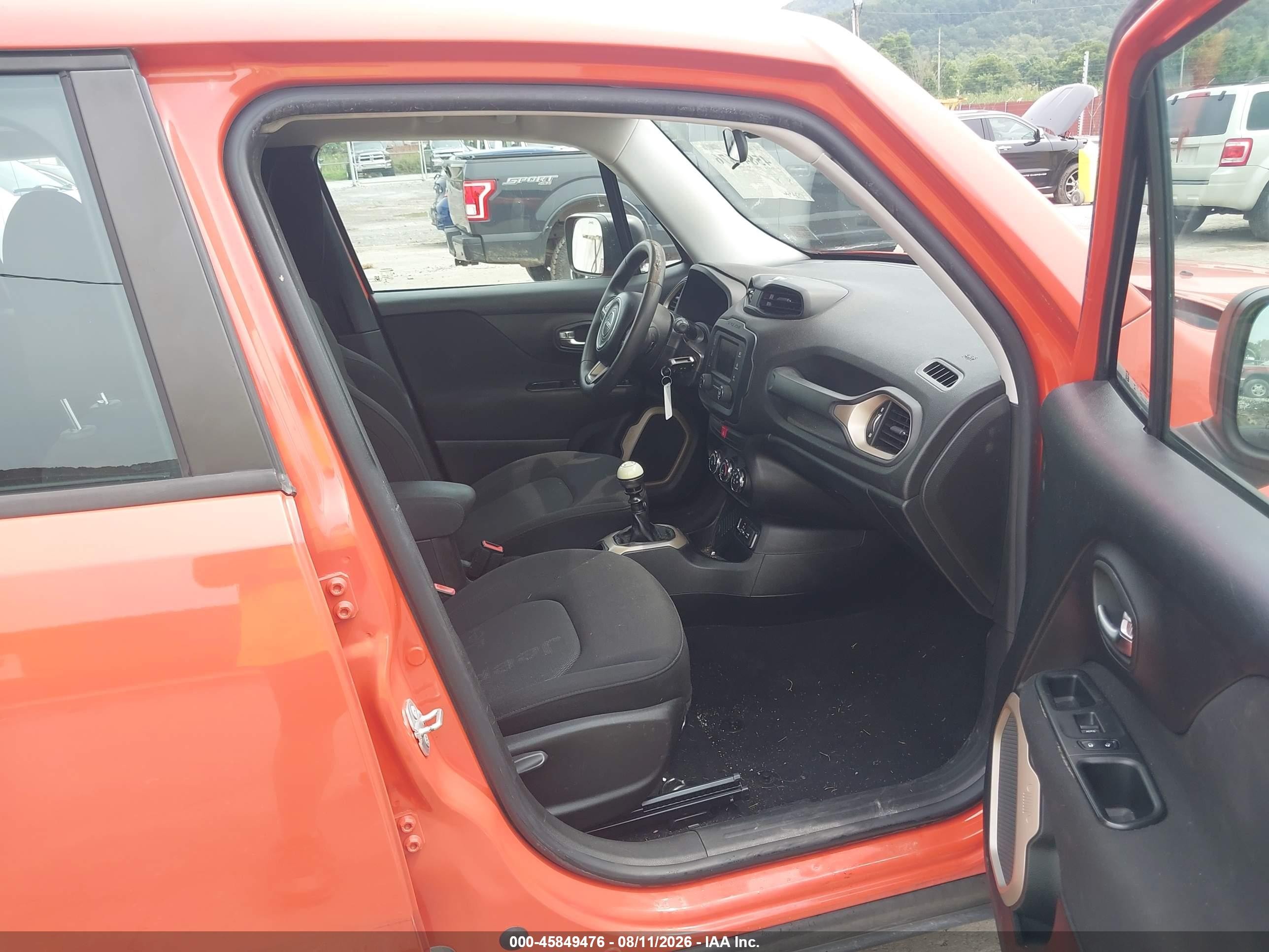 2016 Jeep Renegade Sport Orange vin: ZACCJAAW5GPC94146