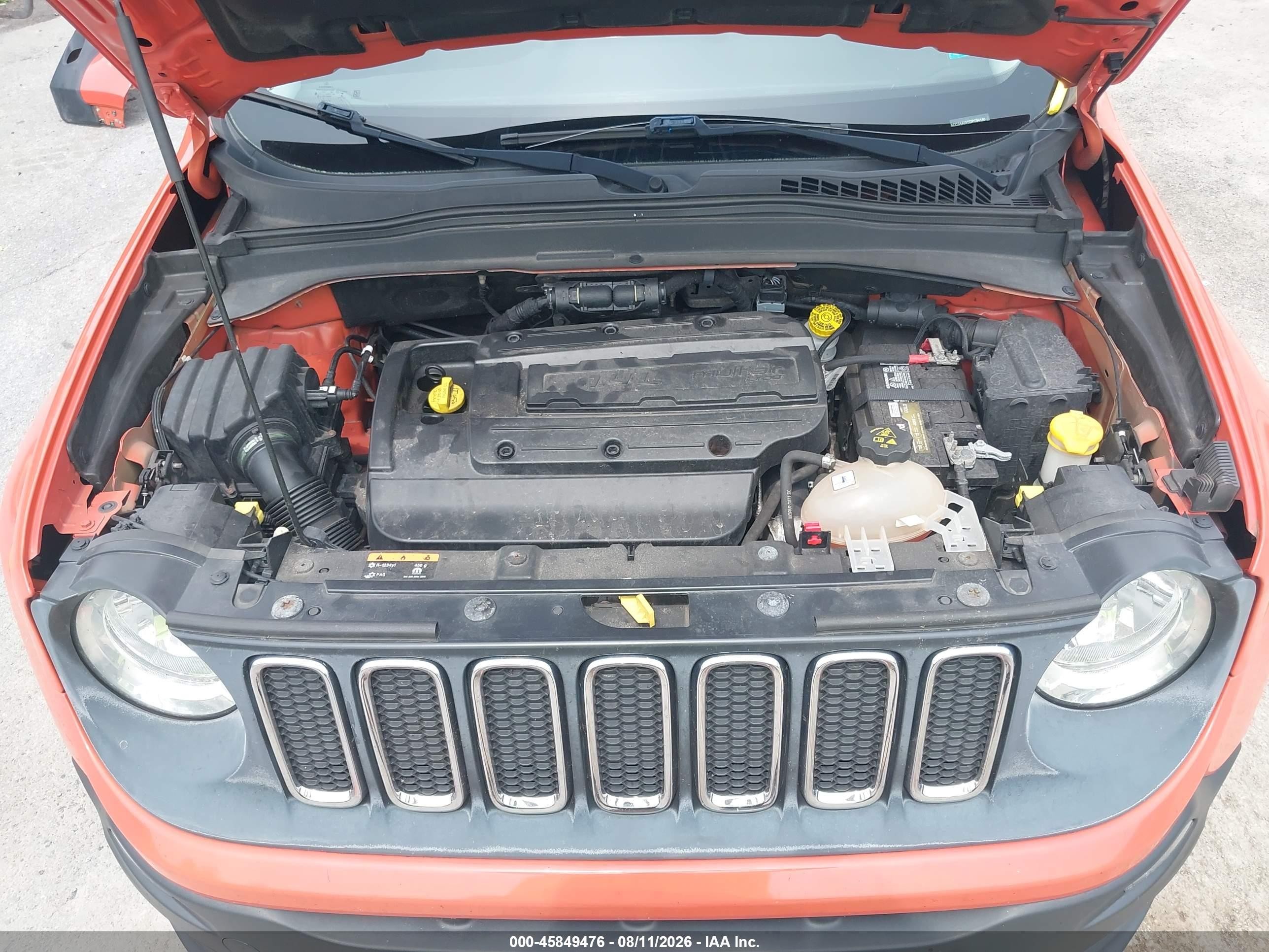 2016 Jeep Renegade Sport Orange vin: ZACCJAAW5GPC94146