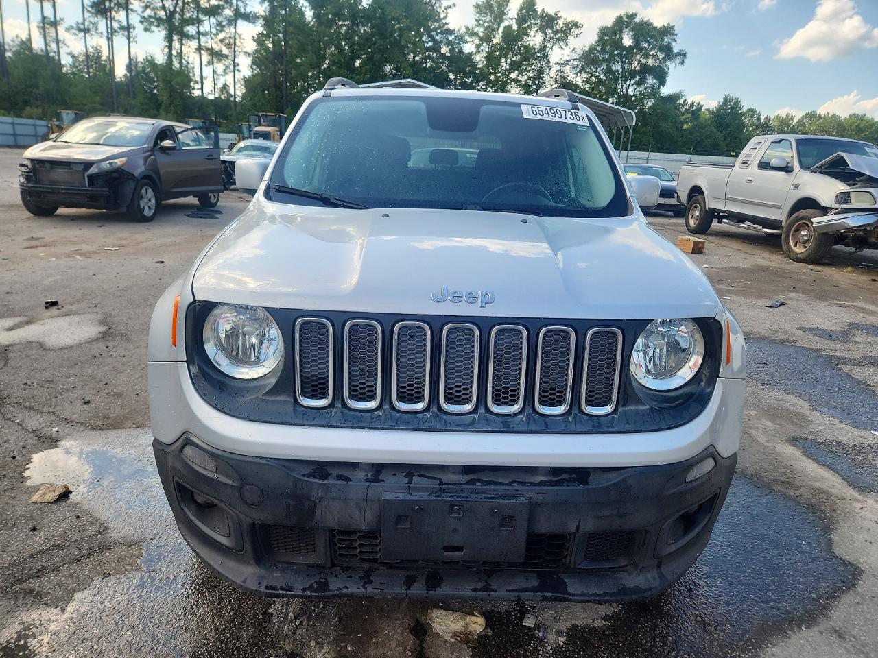 2017 Jeep Renegade Latitude Silver vin: ZACCJABB0HPF76711
