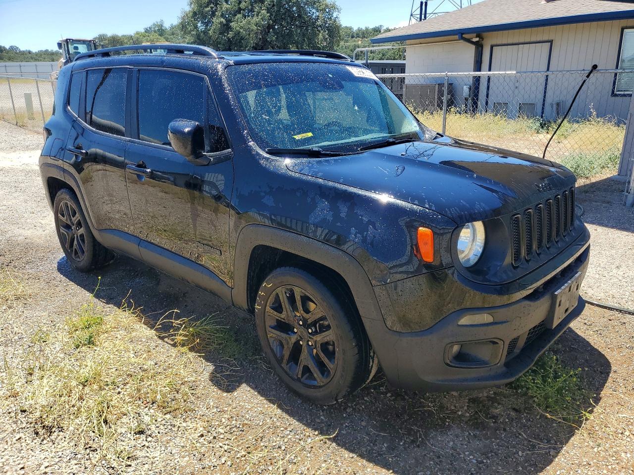 2017 Jeep Renegade Latitude Черный vin: ZACCJABB0HPG46790