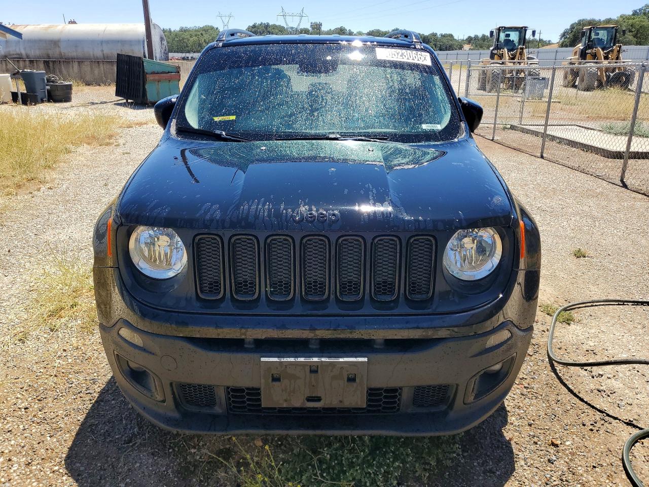 2017 Jeep Renegade Latitude Черный vin: ZACCJABB0HPG46790