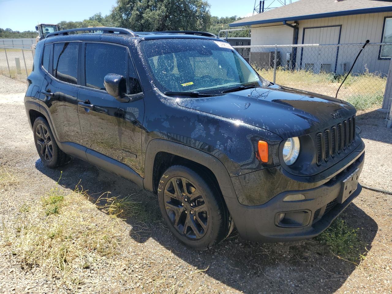 2017 Jeep Renegade Latitude Черный vin: ZACCJABB0HPG46790 Damage: Right Front Door, Dent(S) W/ Paint Dmg, 1 To 2 Inches