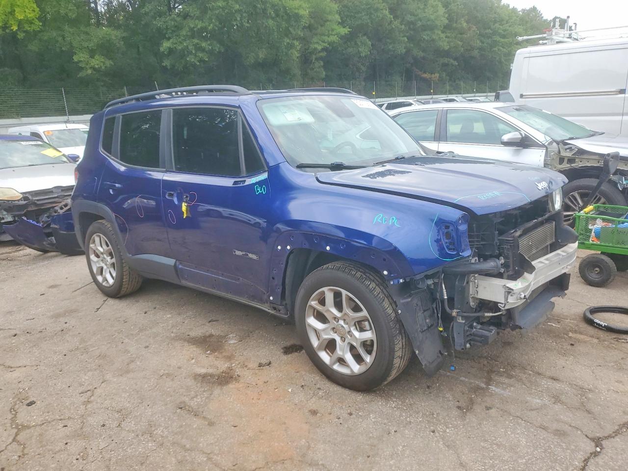 2018 Jeep Renegade Latitude Blue vin: ZACCJABB0JPJ34854