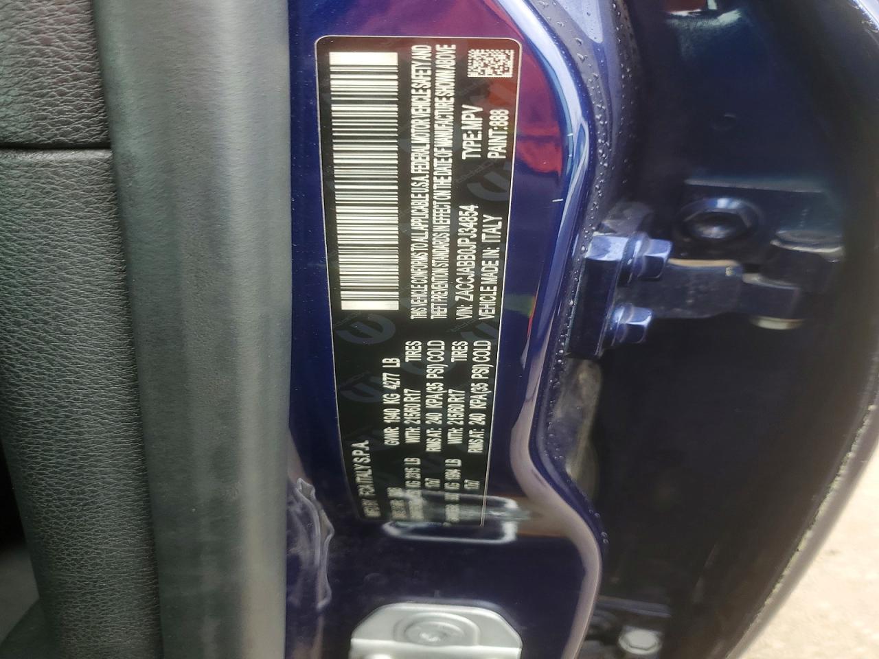 2018 Jeep Renegade Latitude Blue vin: ZACCJABB0JPJ34854