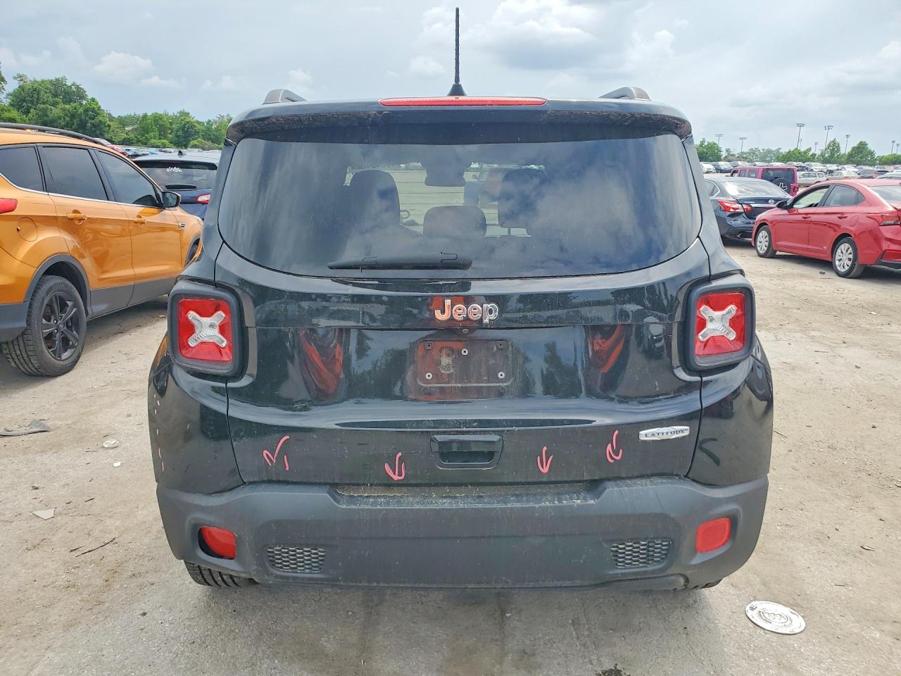2018 Jeep Renegade Latitude Black vin: ZACCJABB2JPJ56287