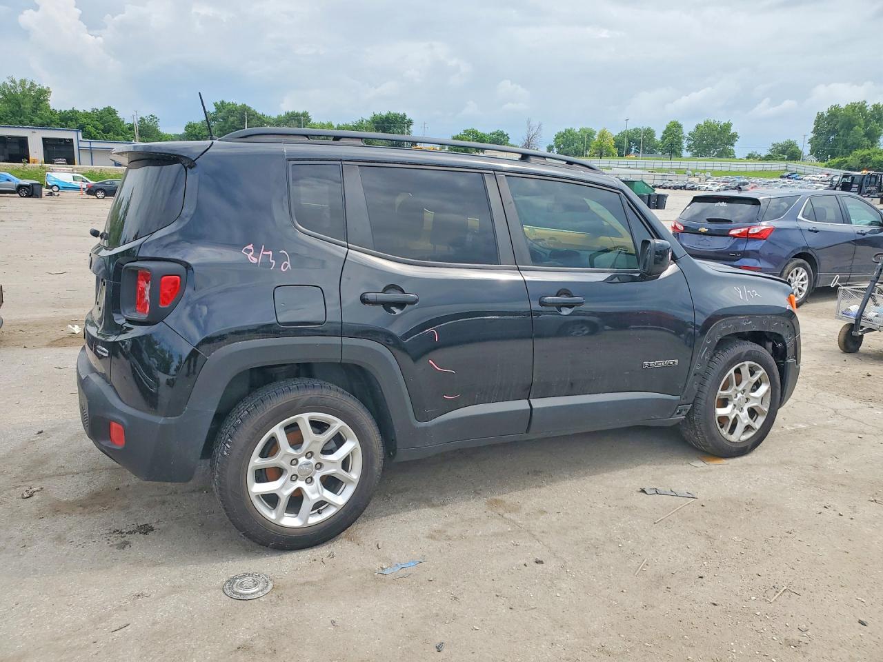 2018 Jeep Renegade Latitude Black vin: ZACCJABB2JPJ56287