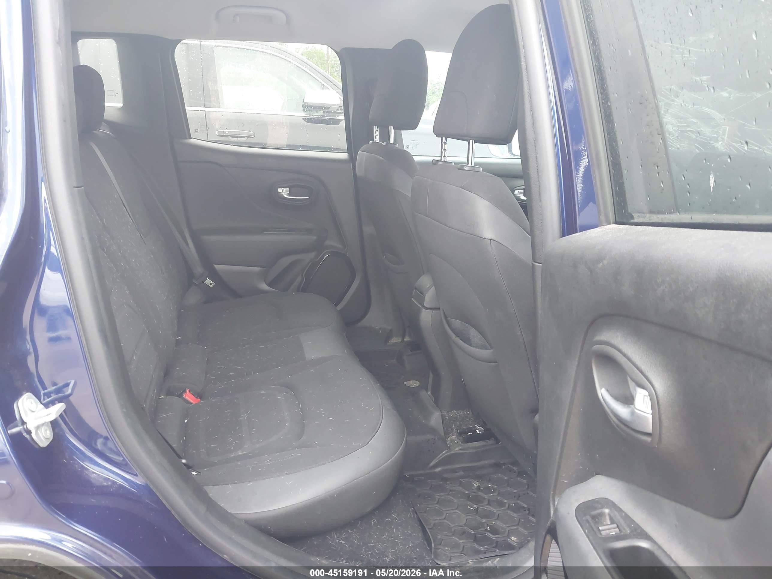 2017 Jeep Renegade Altitude Fwd Синий vin: ZACCJABB3HPG12634