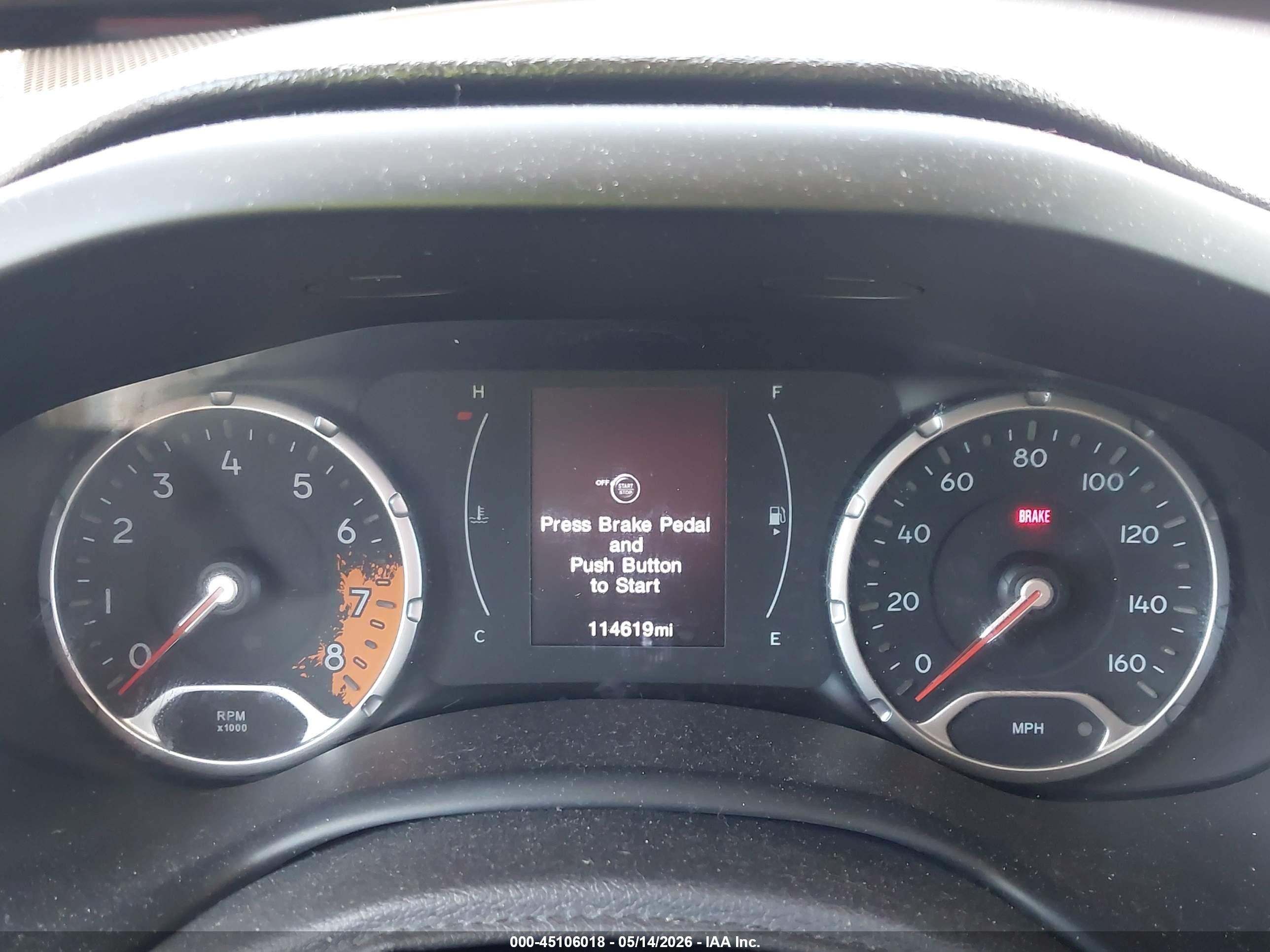 2018 Jeep Renegade Latitude Fwd Red vin: ZACCJABB3JPH46811