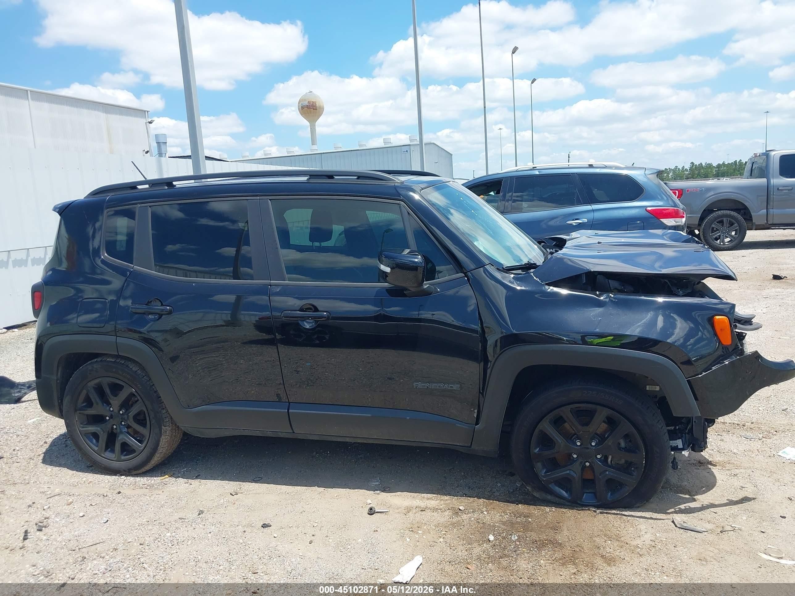 2017 Jeep Renegade Altitude Fwd Black vin: ZACCJABB4HPG38482