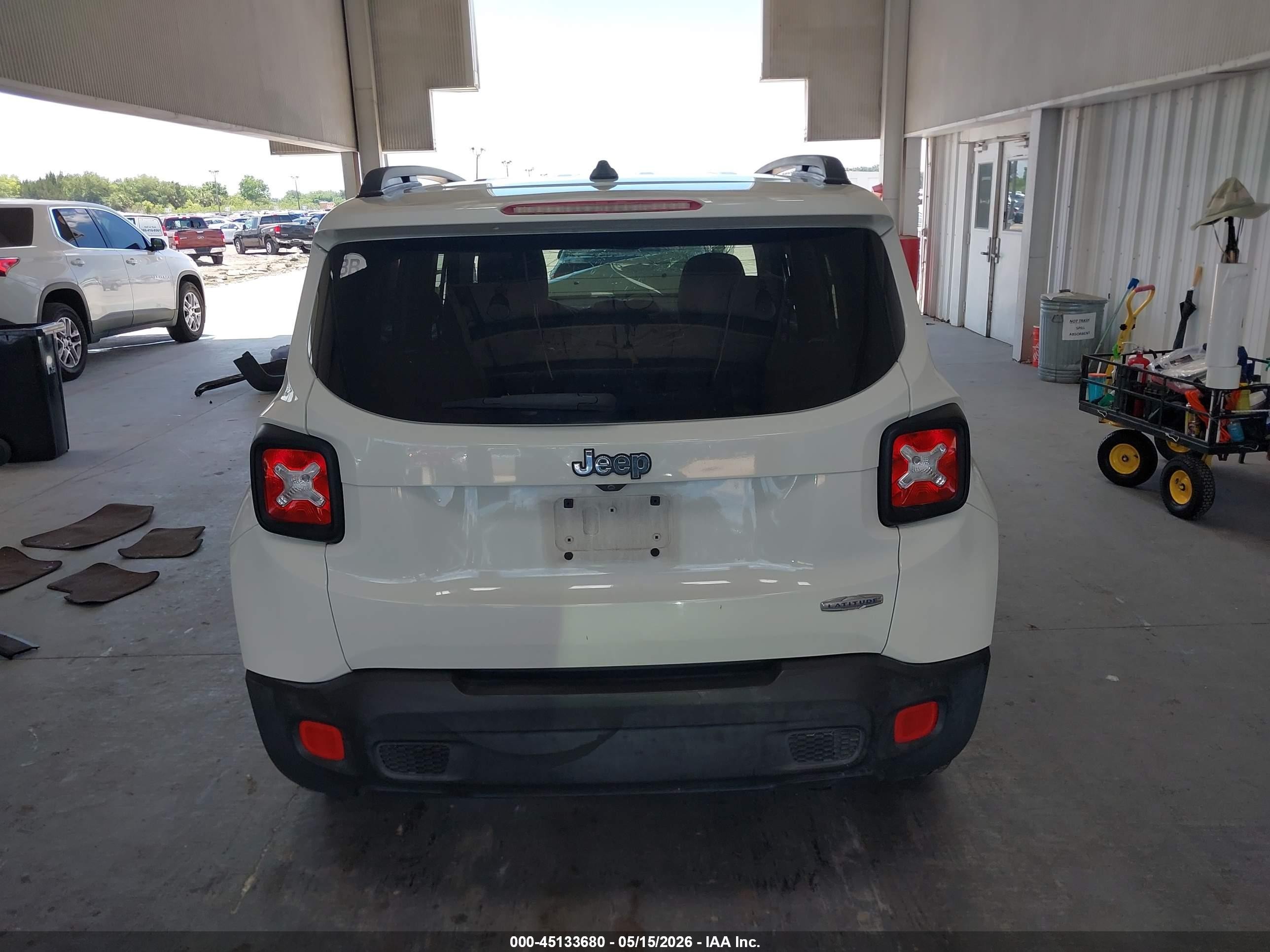 2017 Jeep Renegade Latitude Fwd Белый vin: ZACCJABB6HPE87385