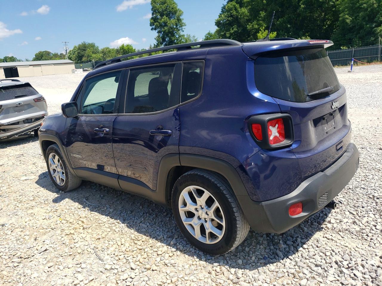 2018 Jeep Renegade Latitude Blue vin: ZACCJABB6JPG70856