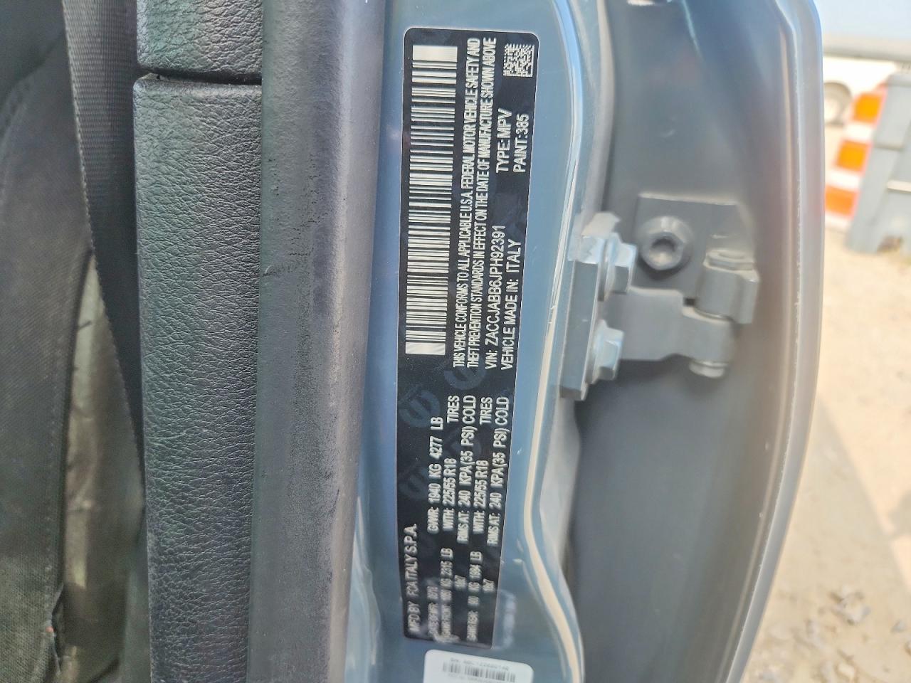 2018 Jeep Renegade Latitude Blue vin: ZACCJABB6JPH92391