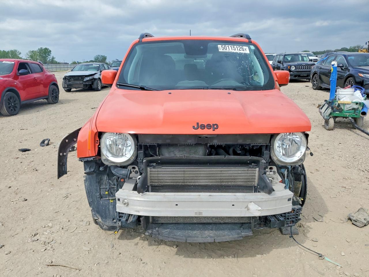 2018 Jeep Renegade Latitude Оранжевый vin: ZACCJABB6JPH95419
