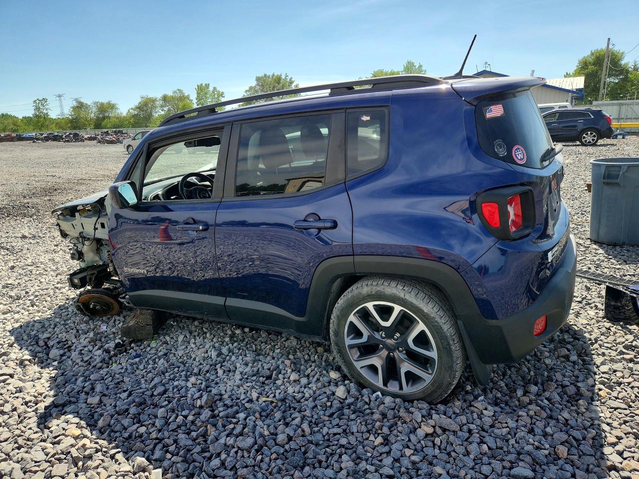 2017 Jeep Renegade Latitude Синий vin: ZACCJABB9HPF73953