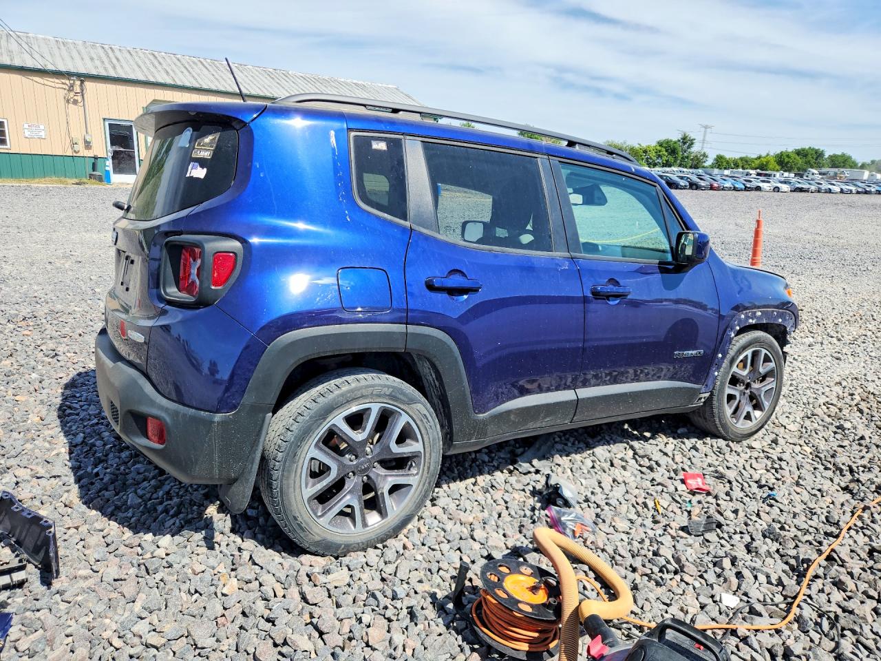 2017 Jeep Renegade Latitude Синий vin: ZACCJABB9HPF73953