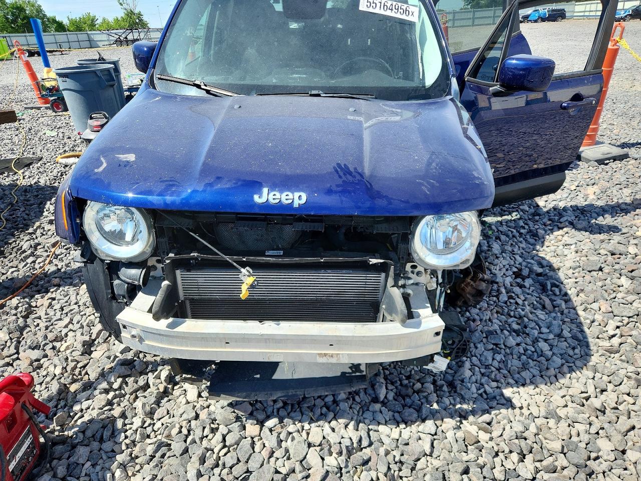 2017 Jeep Renegade Latitude Синий vin: ZACCJABB9HPF73953