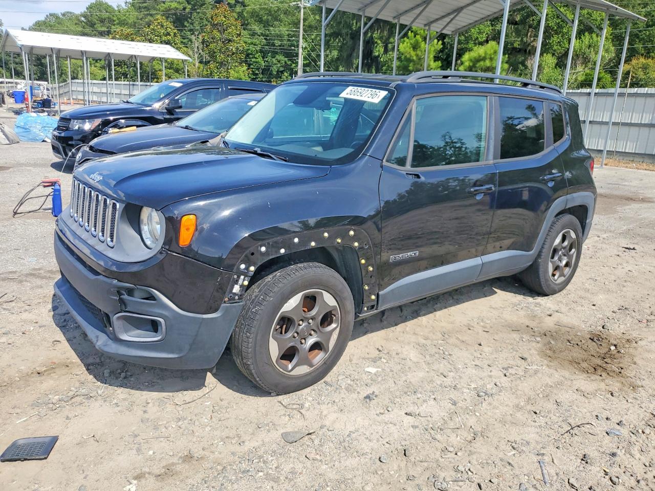2015 Jeep Renegade Latitude Black vin: ZACCJABH0FPB52370