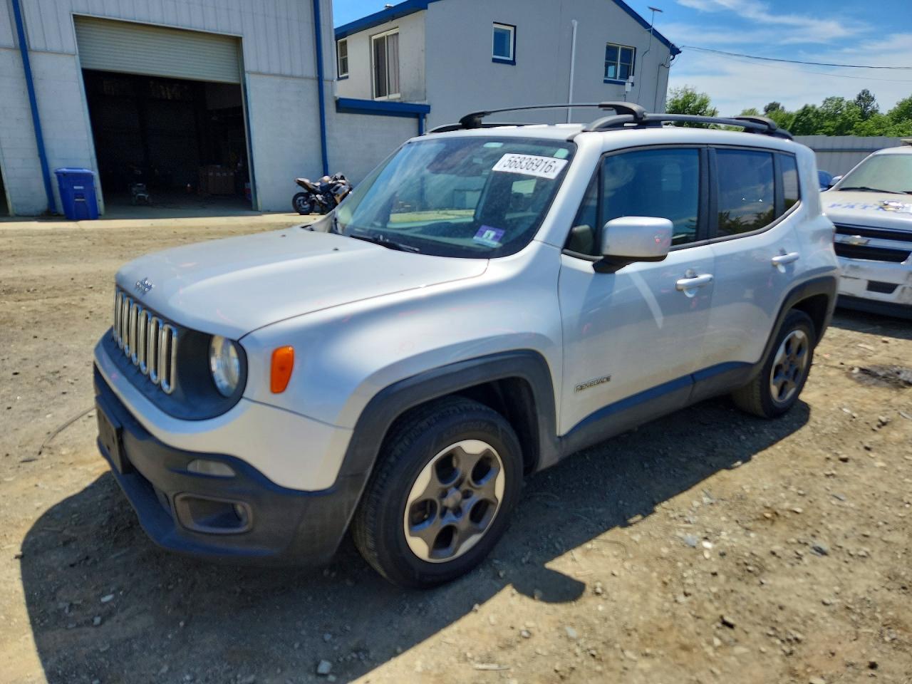 2015 Jeep Renegade Latitude Silver vin: ZACCJABH2FPB84296
