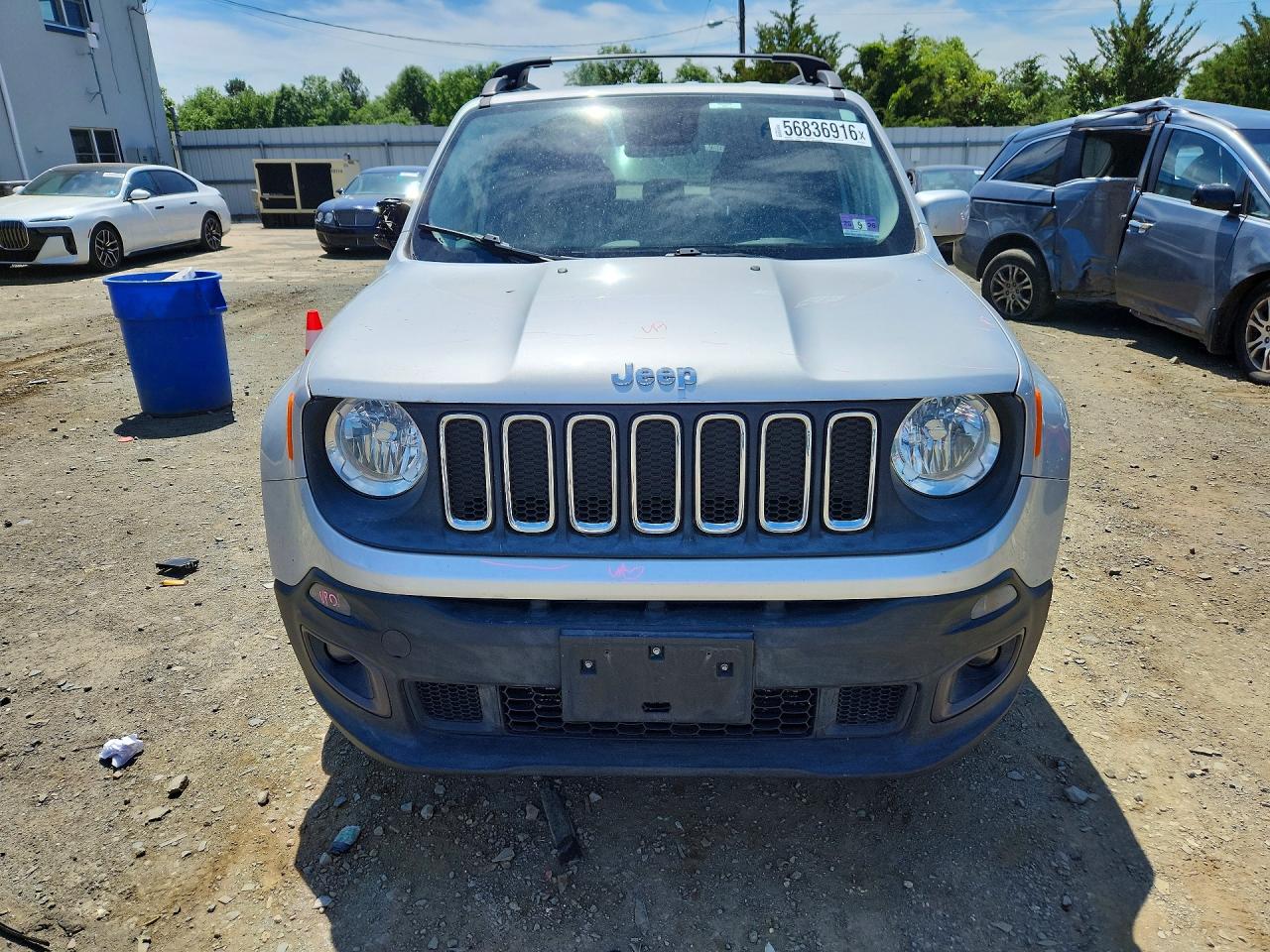 2015 Jeep Renegade Latitude Silver vin: ZACCJABH2FPB84296