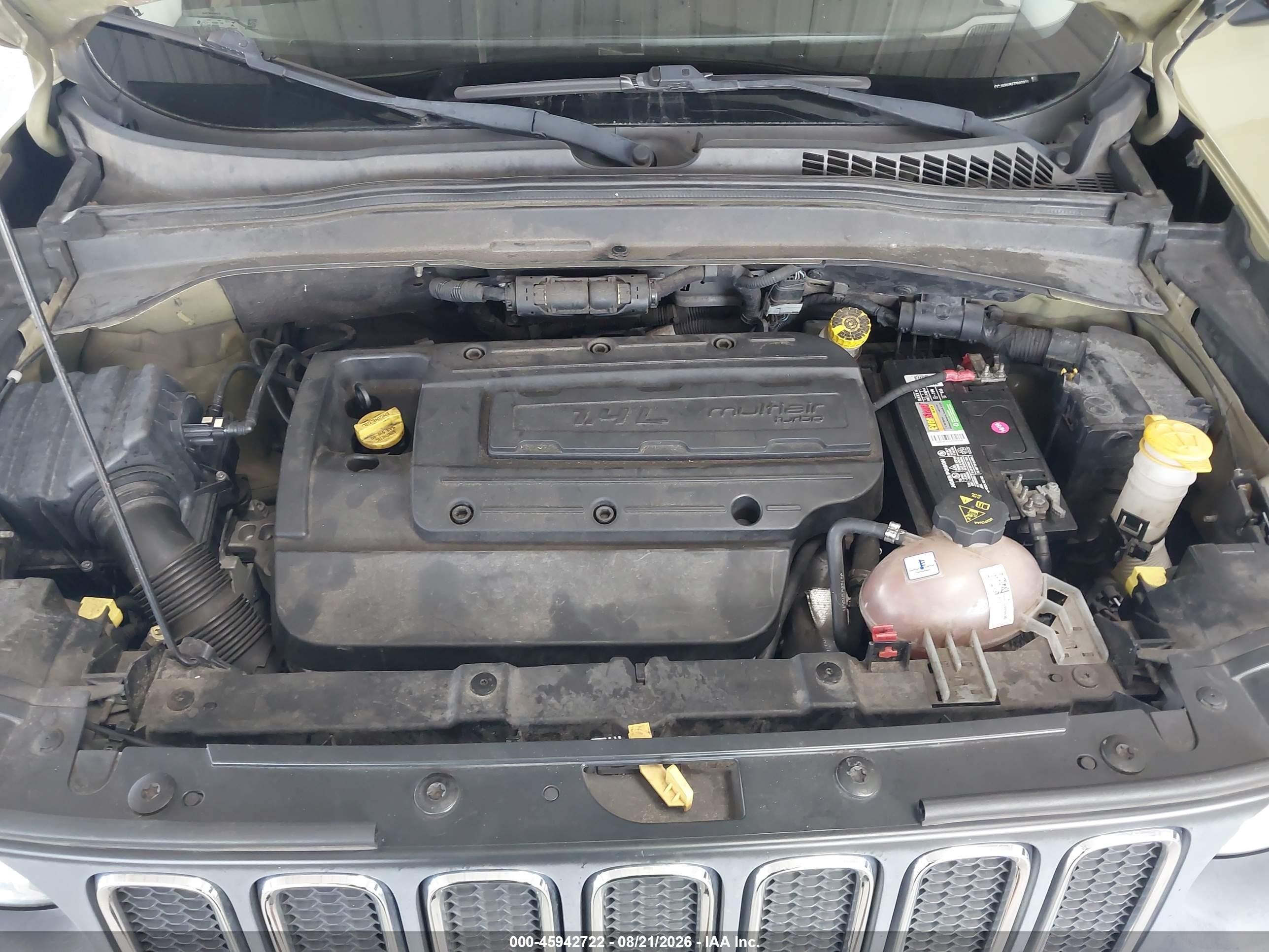 2015 Jeep Renegade Latitude Зеленый vin: ZACCJABH5FPB80971