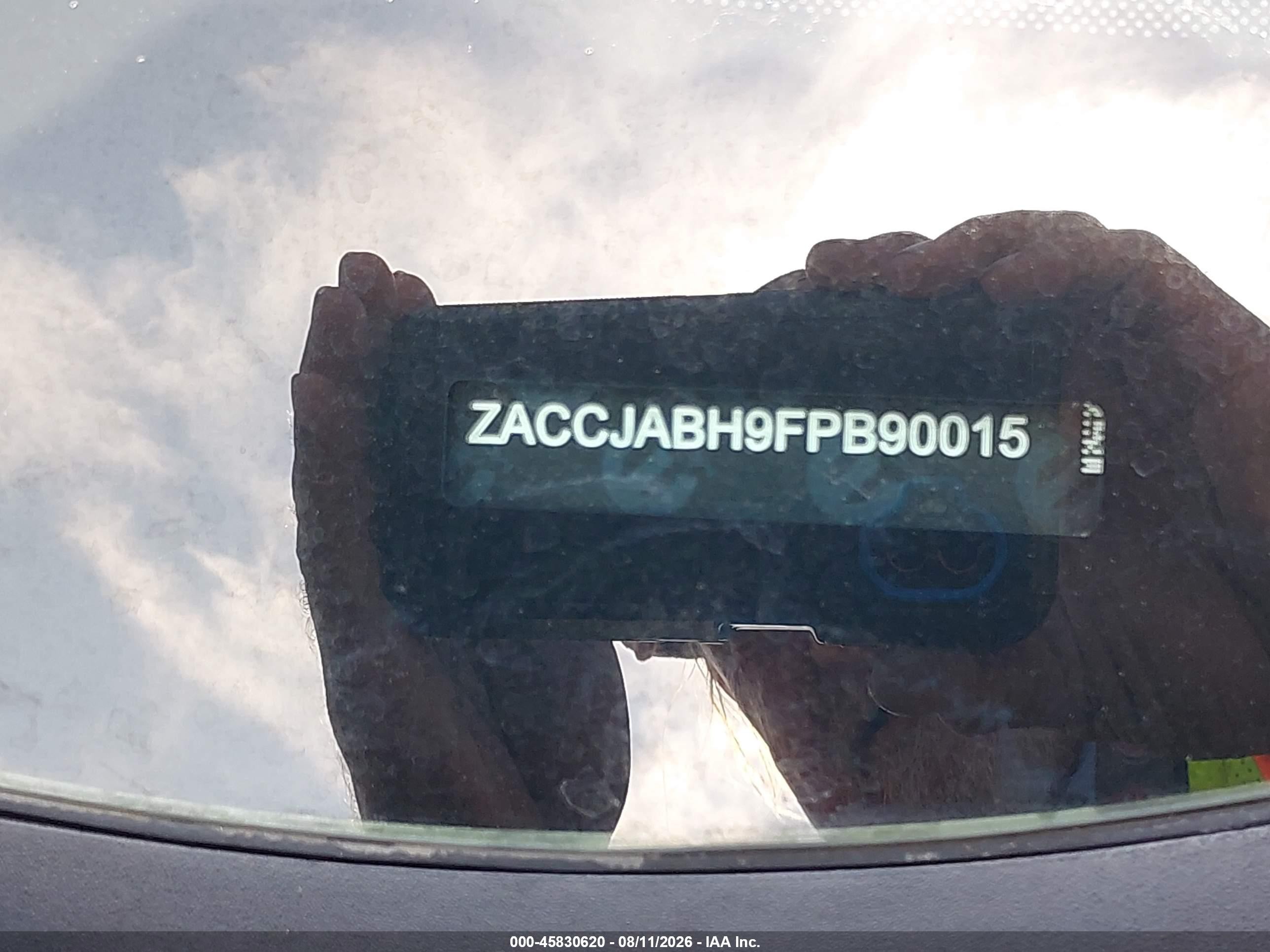 2015 Jeep Renegade Latitude Black vin: ZACCJABH9FPB90015