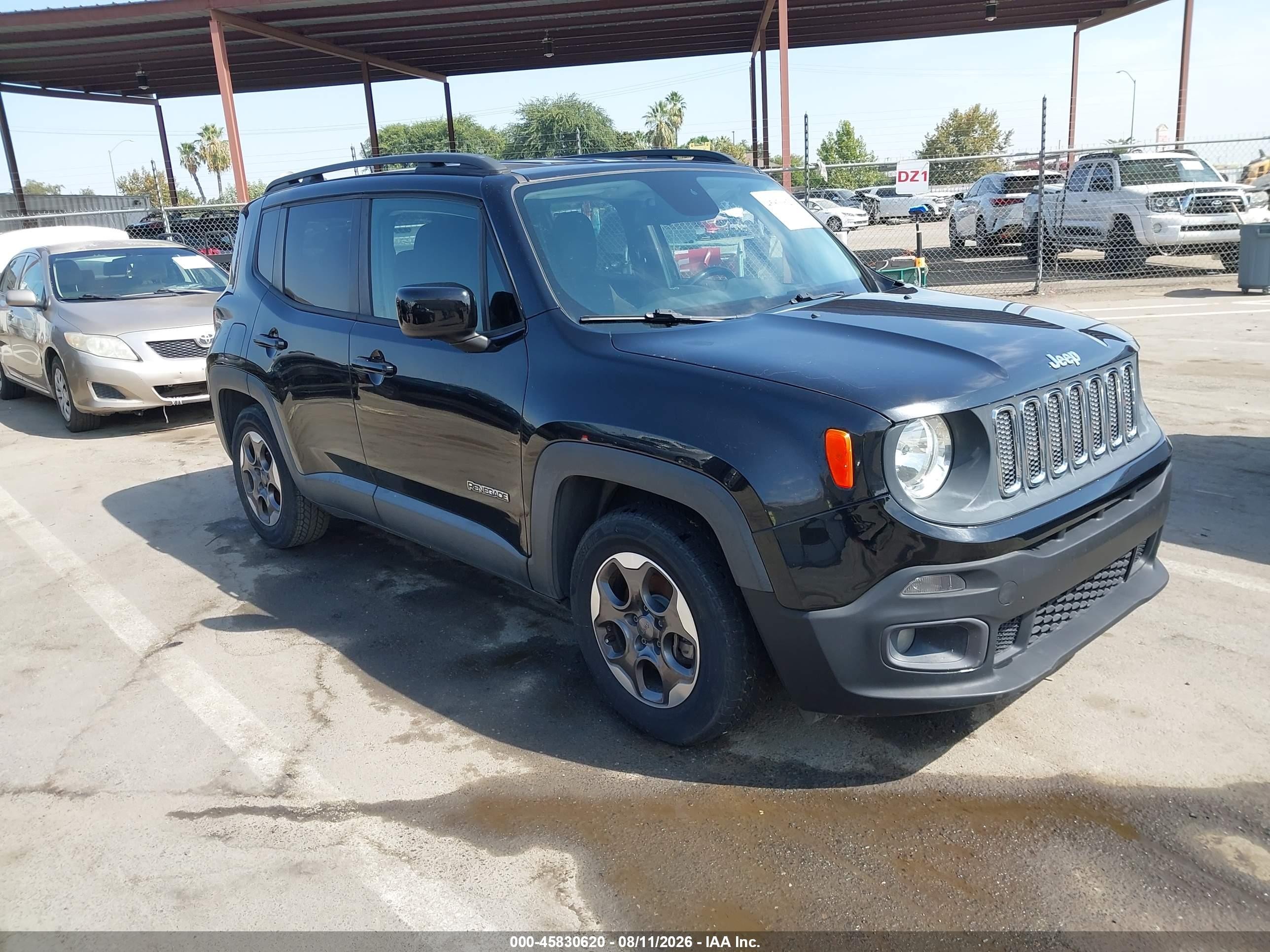 2015 Jeep Renegade Latitude Black vin: ZACCJABH9FPB90015