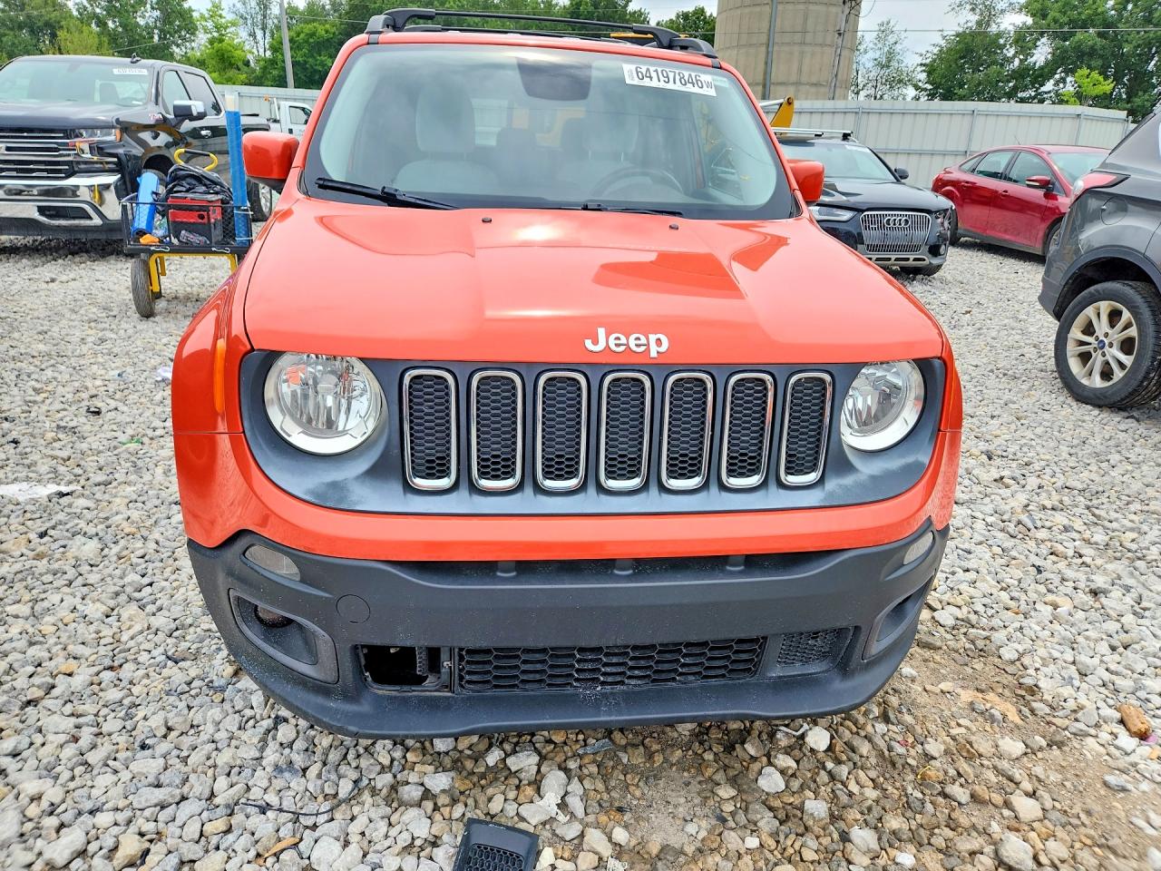 2015 Jeep Renegade Latitude Orange vin: ZACCJABT0FPB46912