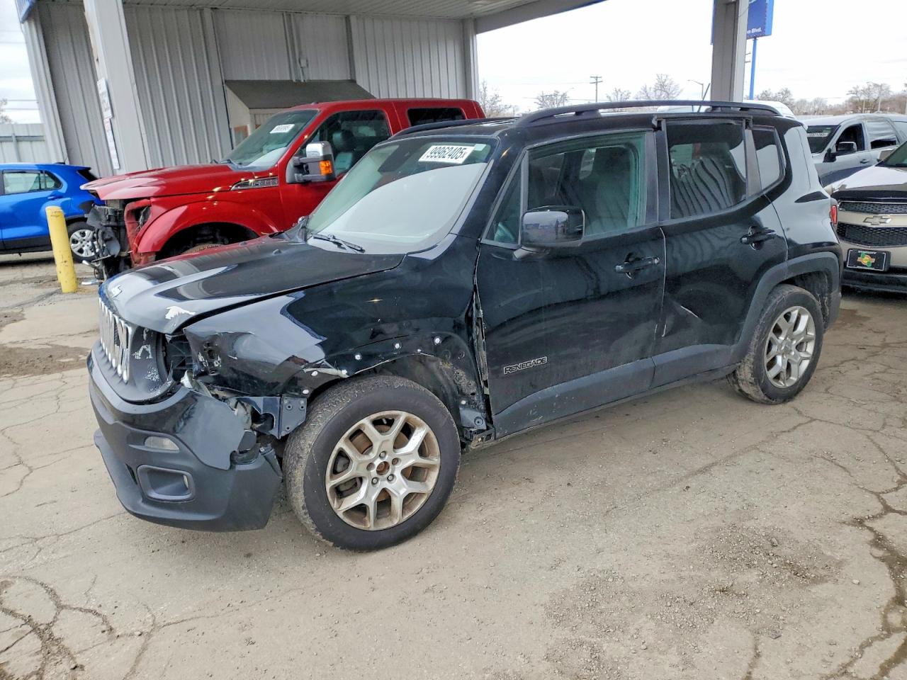 2015 Jeep Renegade Latitude Black vin: ZACCJABT0FPB50975