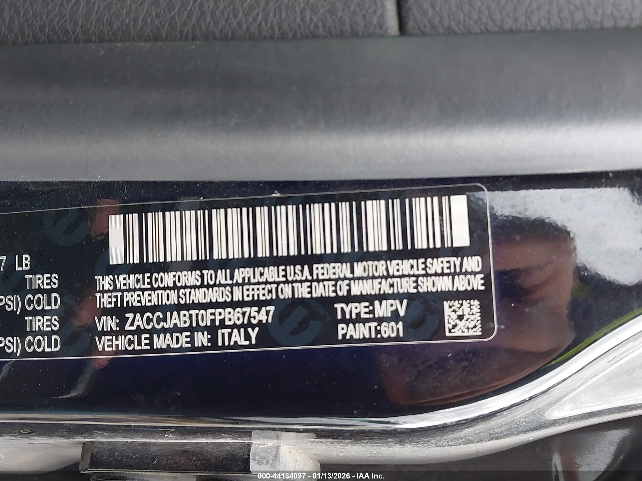 2015 Jeep Renegade Latitude Black vin: ZACCJABT0FPB67547