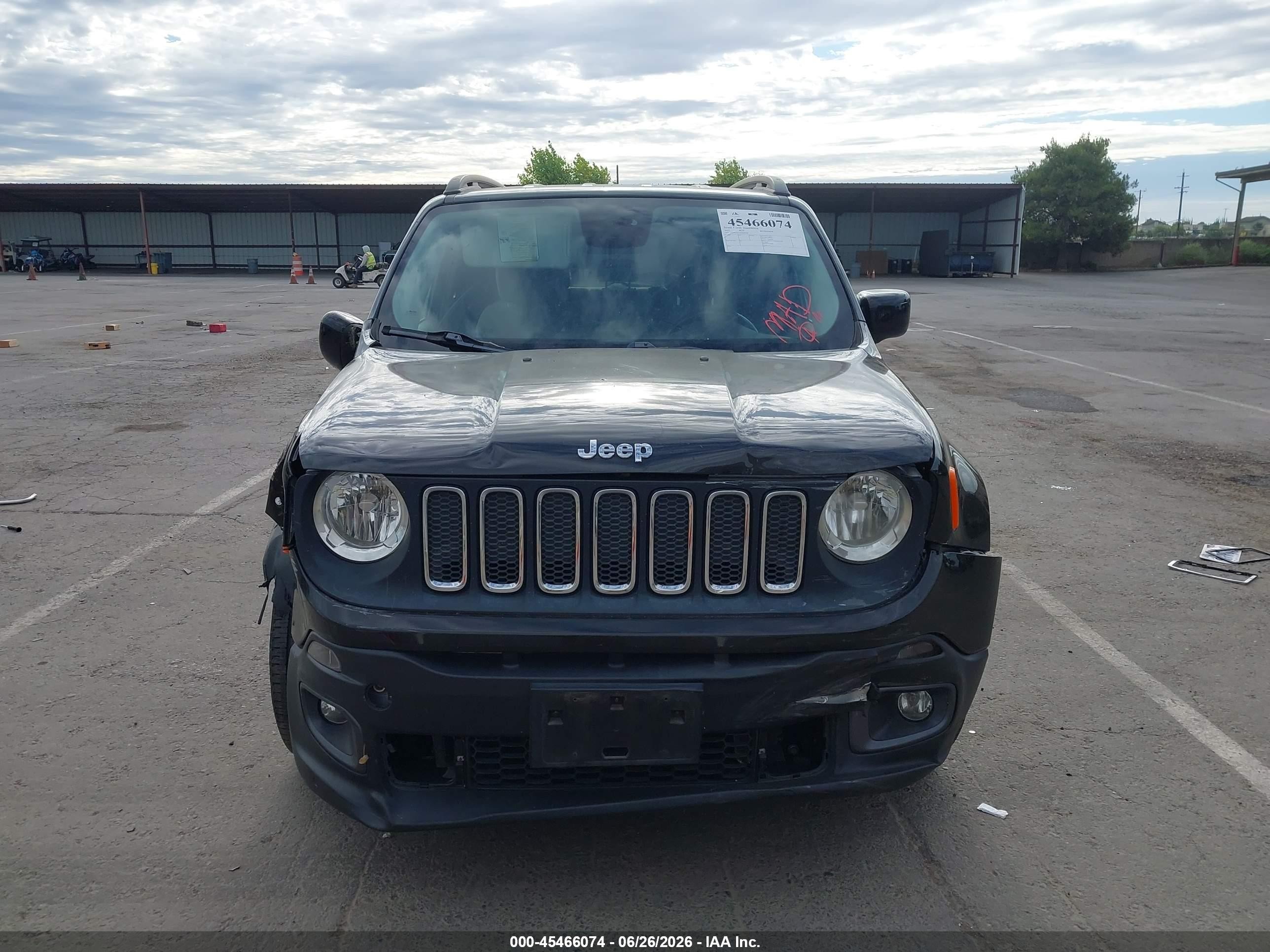 2015 Jeep Renegade Latitude Black vin: ZACCJABT0FPB69384