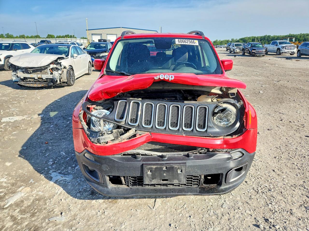 2015 Jeep Renegade Latitude Red vin: ZACCJABT0FPB81059
