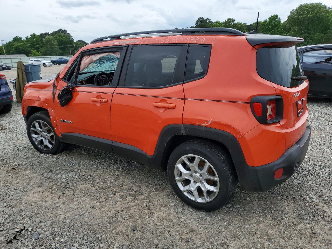 2015 Jeep Renegade Latitude Orange vin: ZACCJABT1FPB20738