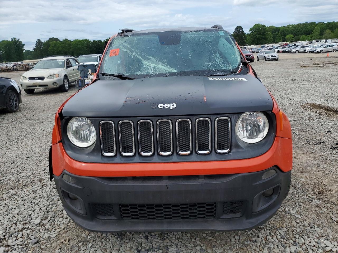 2015 Jeep Renegade Latitude Orange vin: ZACCJABT1FPB20738