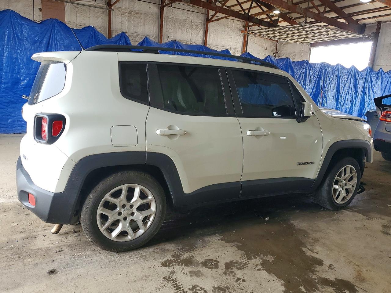 2015 Jeep Renegade Latitude White vin: ZACCJABT2FPB42778