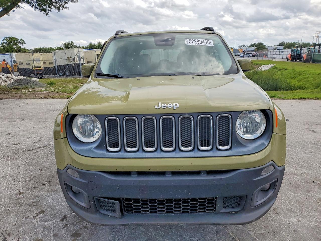 2015 Jeep Renegade Latitude Green vin: ZACCJABT3FPC18489