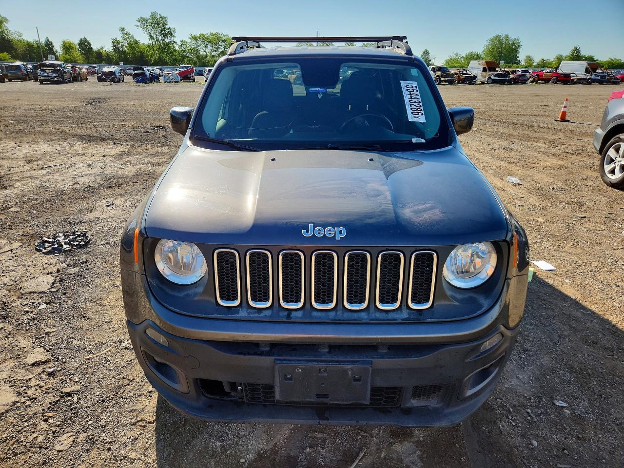 2016 Jeep Renegade Latitude Gray vin: ZACCJABT3GPD81189