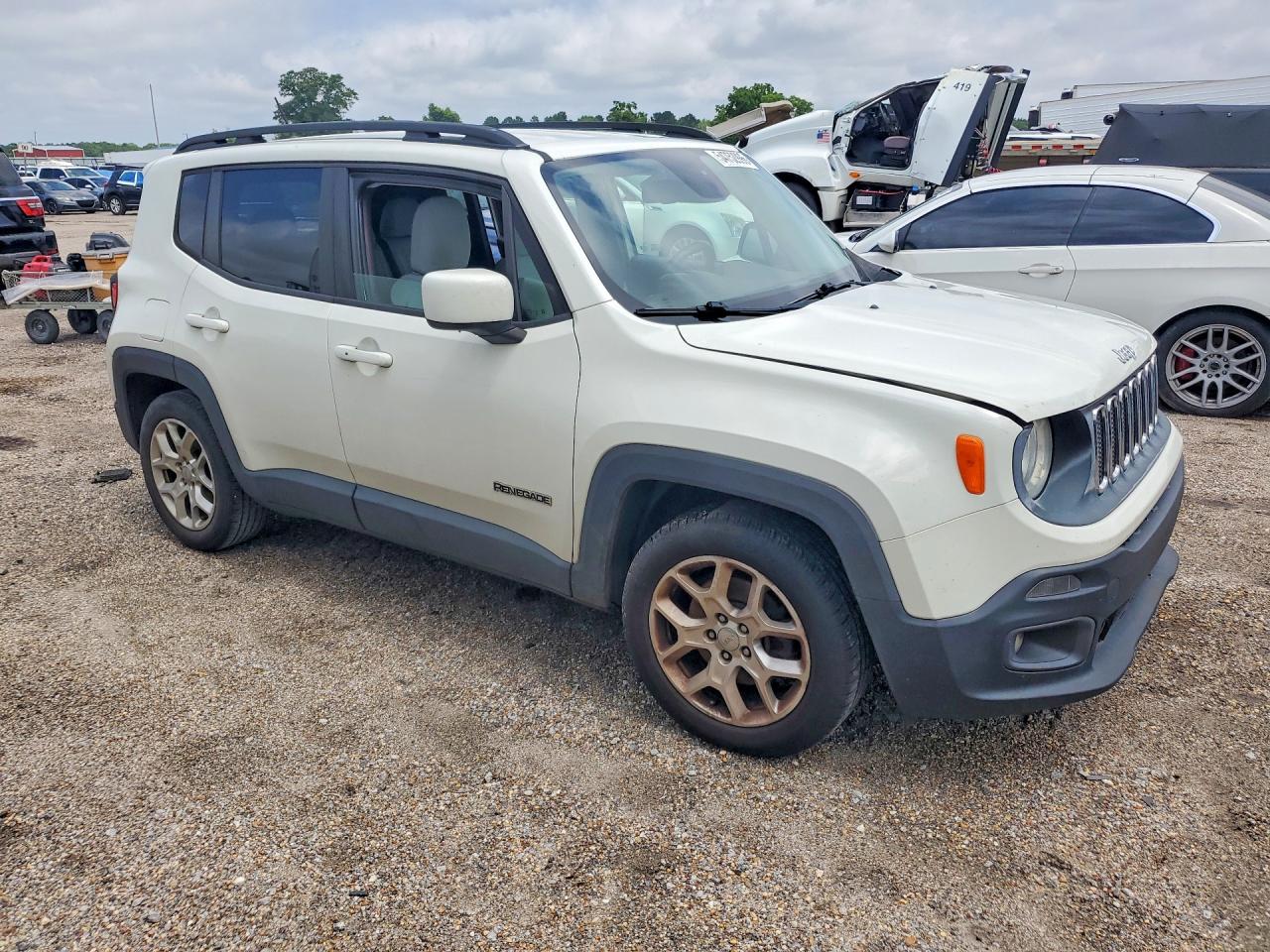 2016 Jeep Renegade Latitude White vin: ZACCJABT3GPE03255
