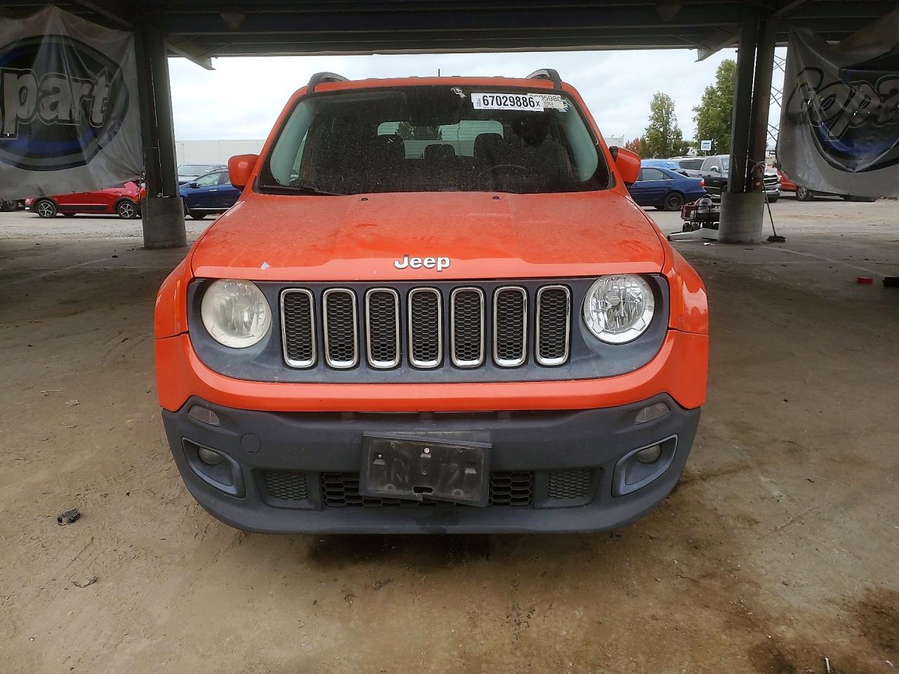 2015 Jeep Renegade Latitude Orange vin: ZACCJABT4FPB26355