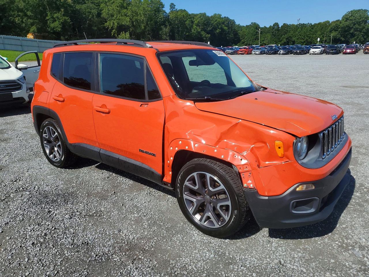 2015 Jeep Renegade Latitude Оранжевый vin: ZACCJABT4FPB30664