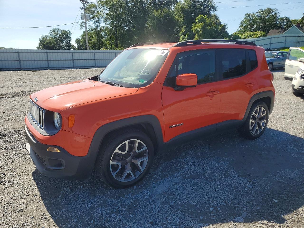 2015 Jeep Renegade Latitude Оранжевый vin: ZACCJABT4FPB30664