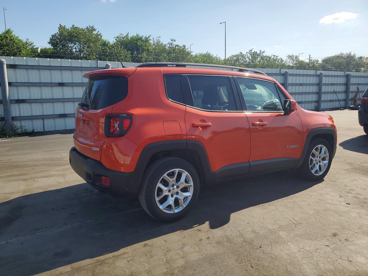 2015 Jeep Renegade Latitude Orange vin: ZACCJABT4FPB89701