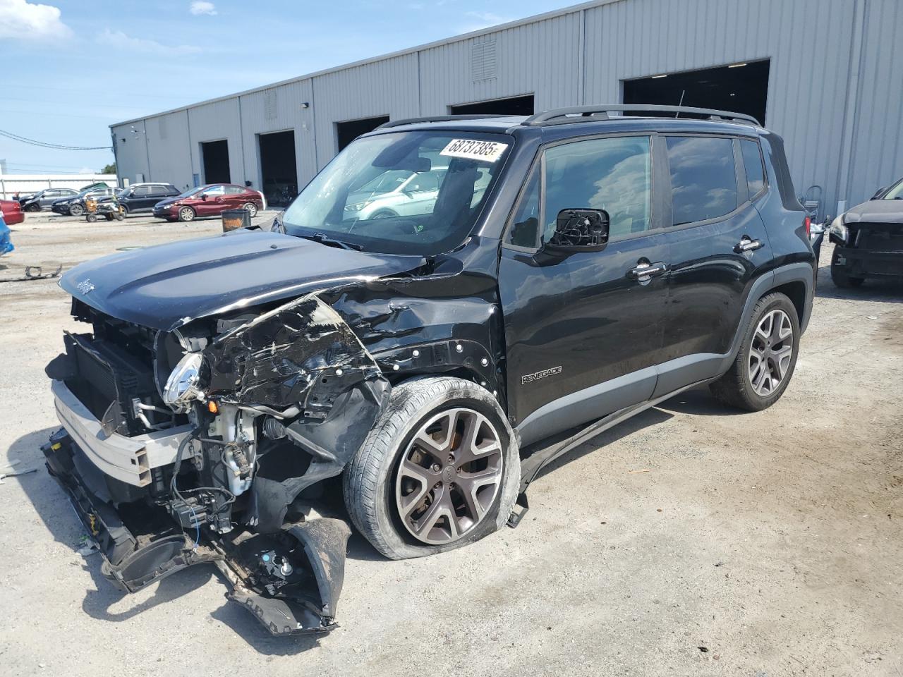 2015 Jeep Renegade Latitude Black vin: ZACCJABT4FPC06657