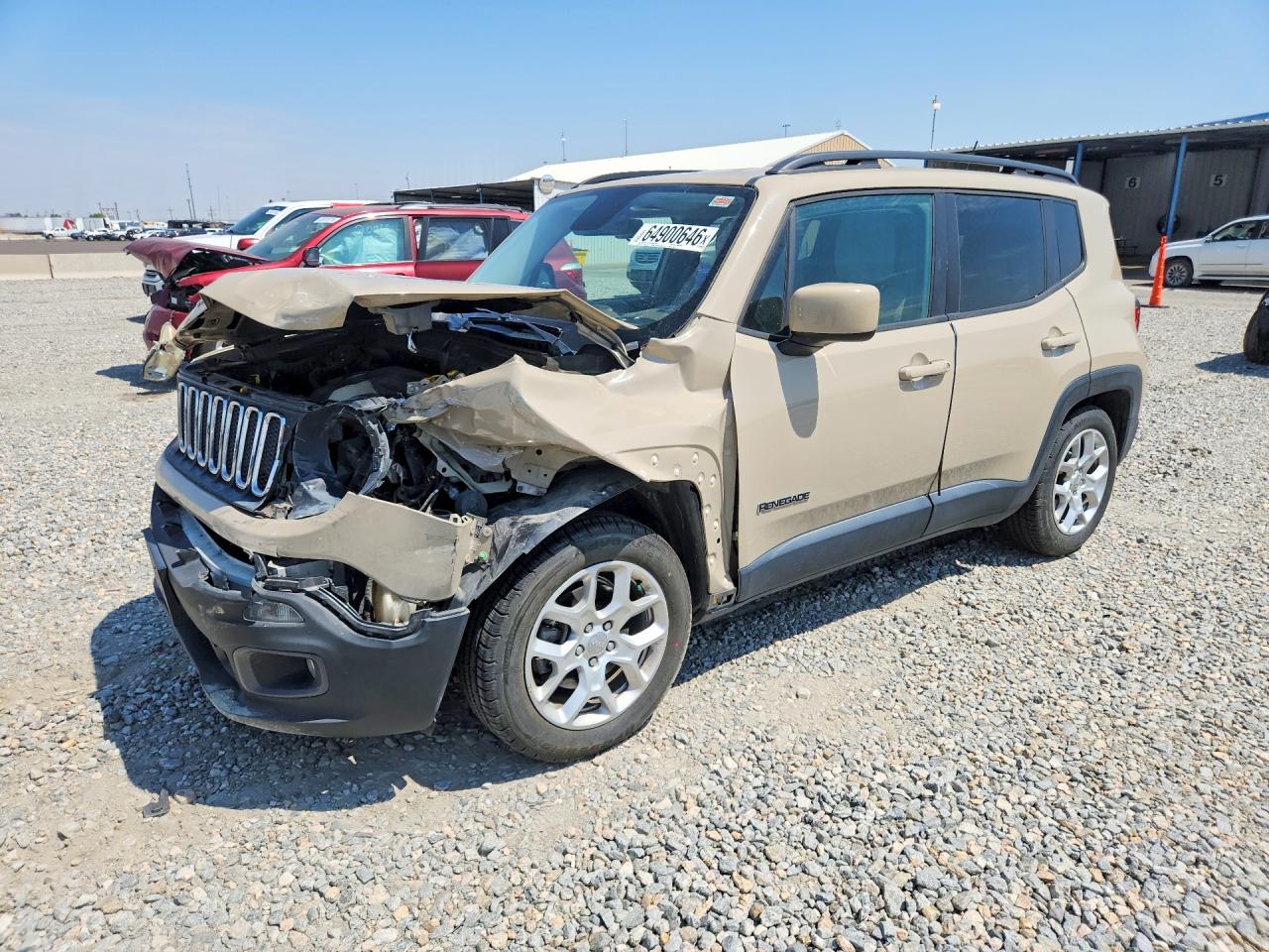 2015 Jeep Renegade Latitude Tan vin: ZACCJABT5FPB77489