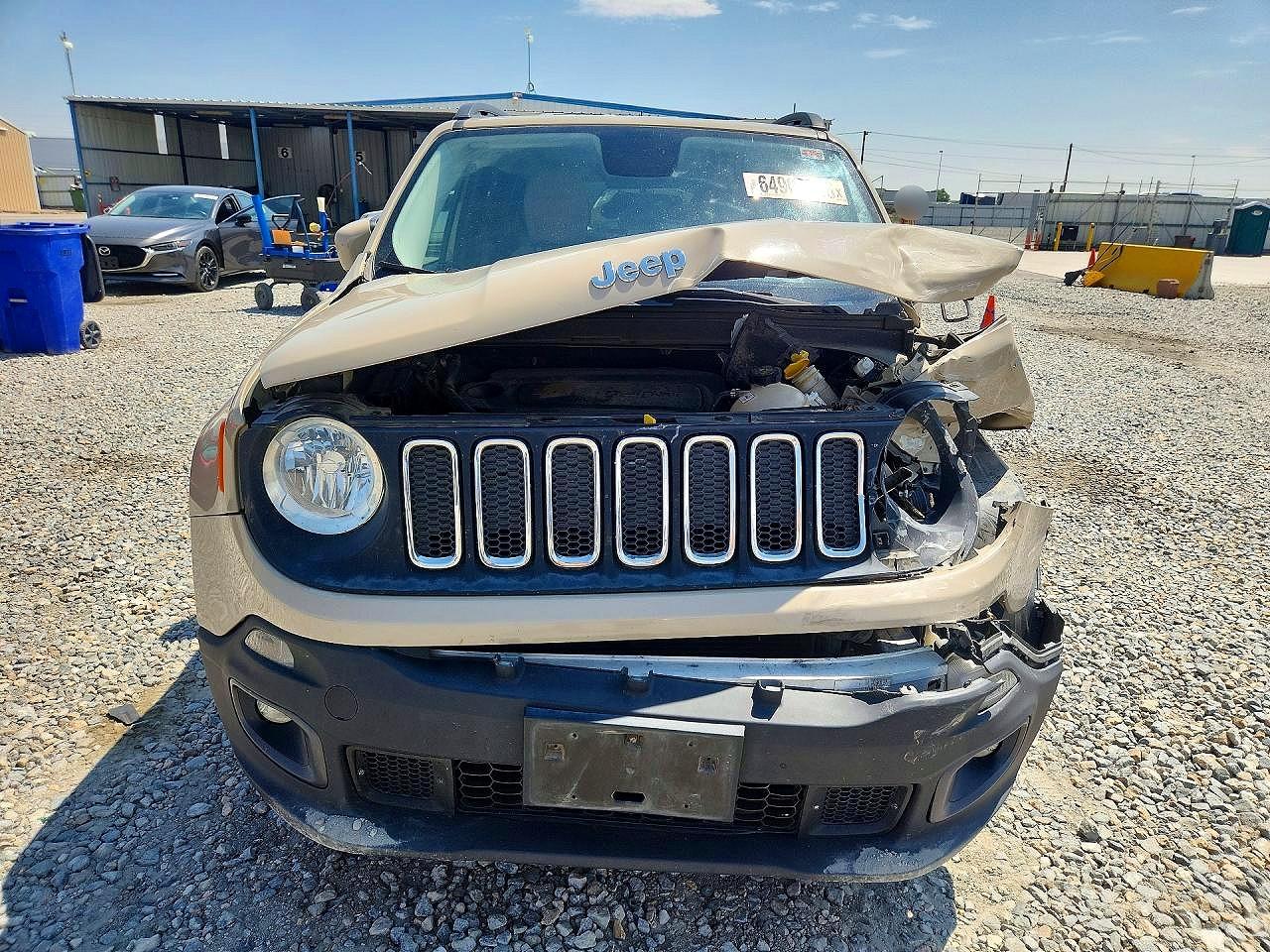2015 Jeep Renegade Latitude Желто-коричневый vin: ZACCJABT5FPB77489