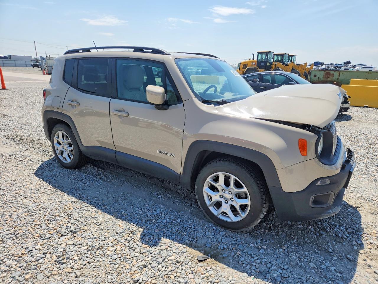 2015 Jeep Renegade Latitude Желто-коричневый vin: ZACCJABT5FPB77489