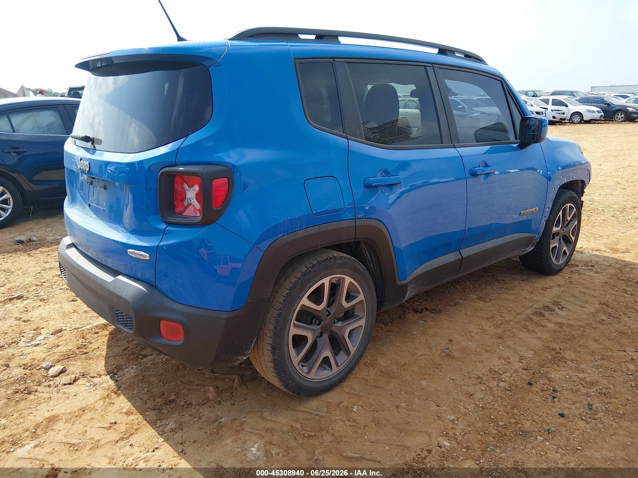 2015 Jeep Renegade Latitude Blue vin: ZACCJABT5FPB88590